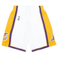 09-10 LA Lakers Swingman Shorts | White product image 1, provided for visual reference and product detail review