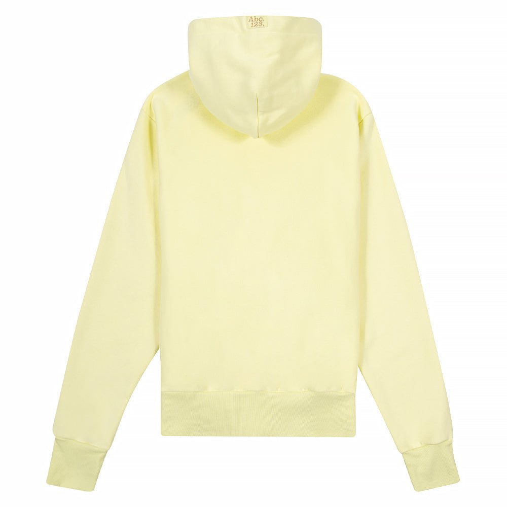 123 Core Zip-Up Hoodie | Sulphur product image 5, provided for visual reference and product detail review