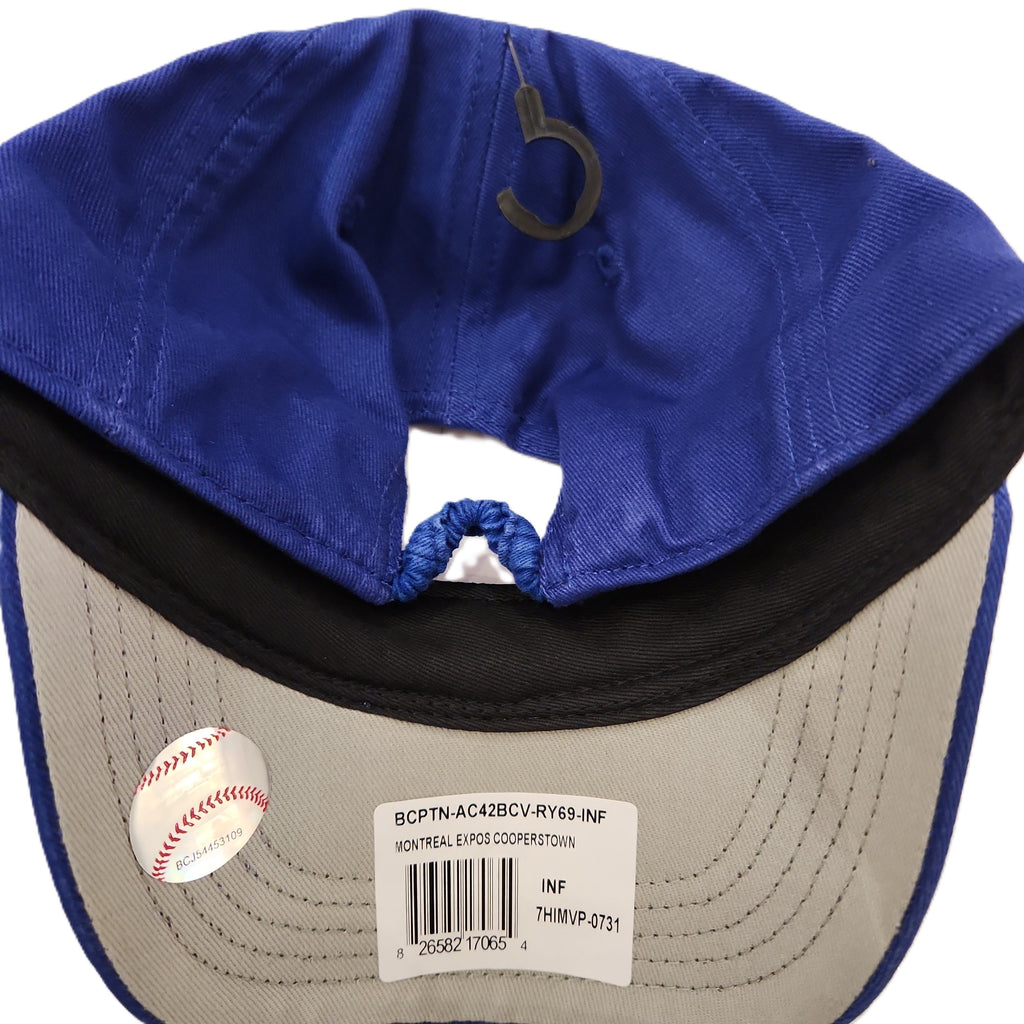 Montreal Expos MLB 47 Brand Infant Royal Blue MVP Adjustable Hat product image 2, provided for visual reference and product
