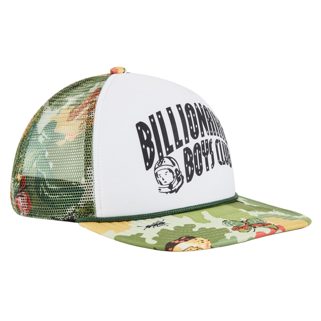 Curve Logo Trucker Hat | Pale Marigold product image 2, provided for visual reference and product detail review