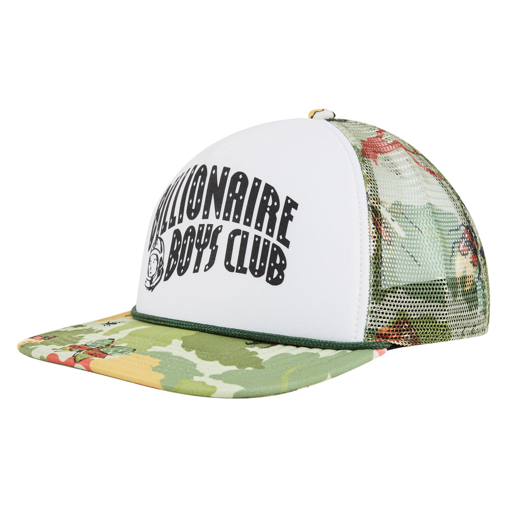 Curve Logo Trucker Hat | Pale Marigold product image 3, provided for visual reference and product detail review