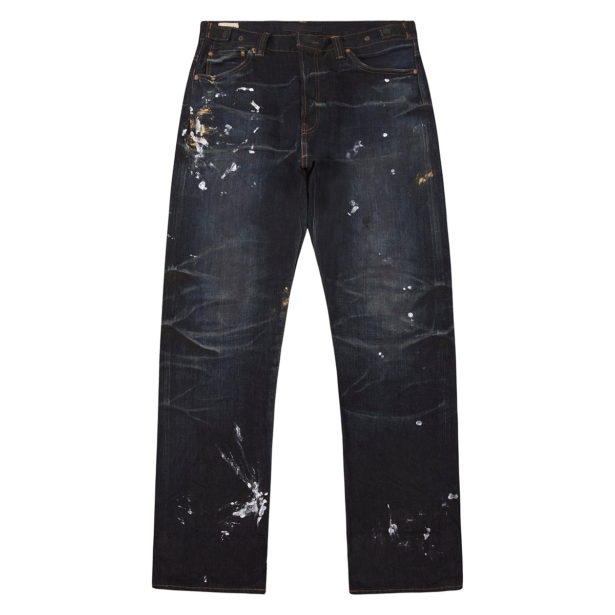 Edo Straight Yoru Peinto Denim product image 1, provided for visual reference and product detail review