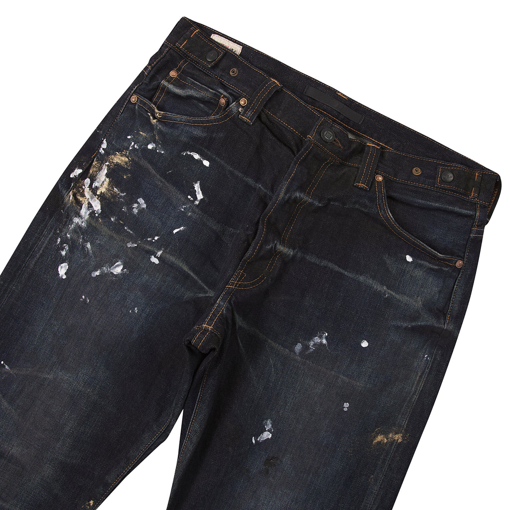 Edo Straight Yoru Peinto Denim product image 2, provided for visual reference and product detail review