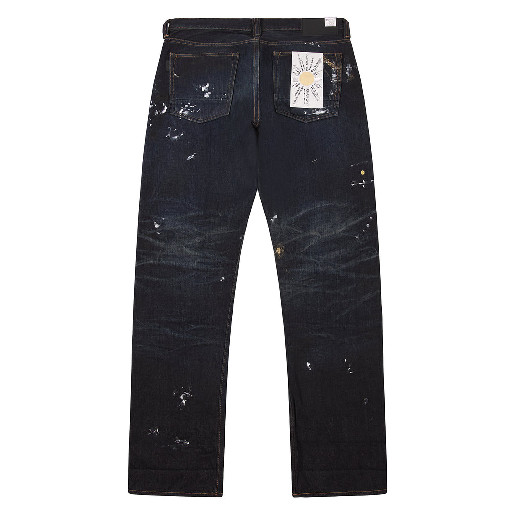 Edo Straight Yoru Peinto Denim product image 5, provided for visual reference and product detail review