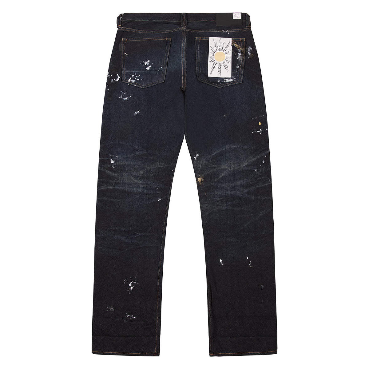 Edo Straight Yoru Peinto Denim product image 5, provided for visual reference and product detail review