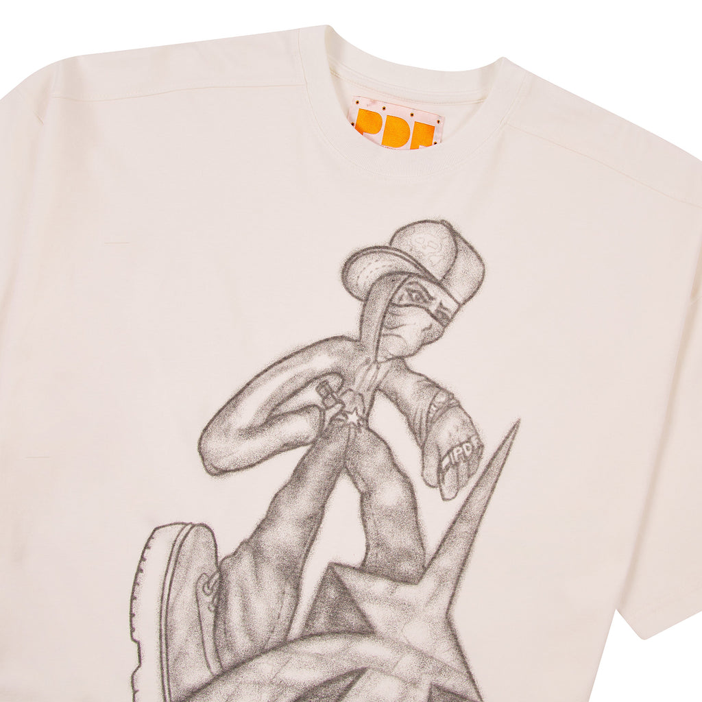 White Writer T-Shirt product image 2, provided for visual reference and product detail review