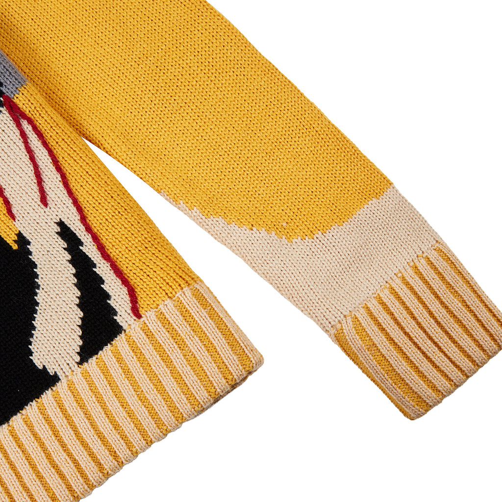 Last Drink Sweater | Yellow product image 4, provided for visual reference and product detail review