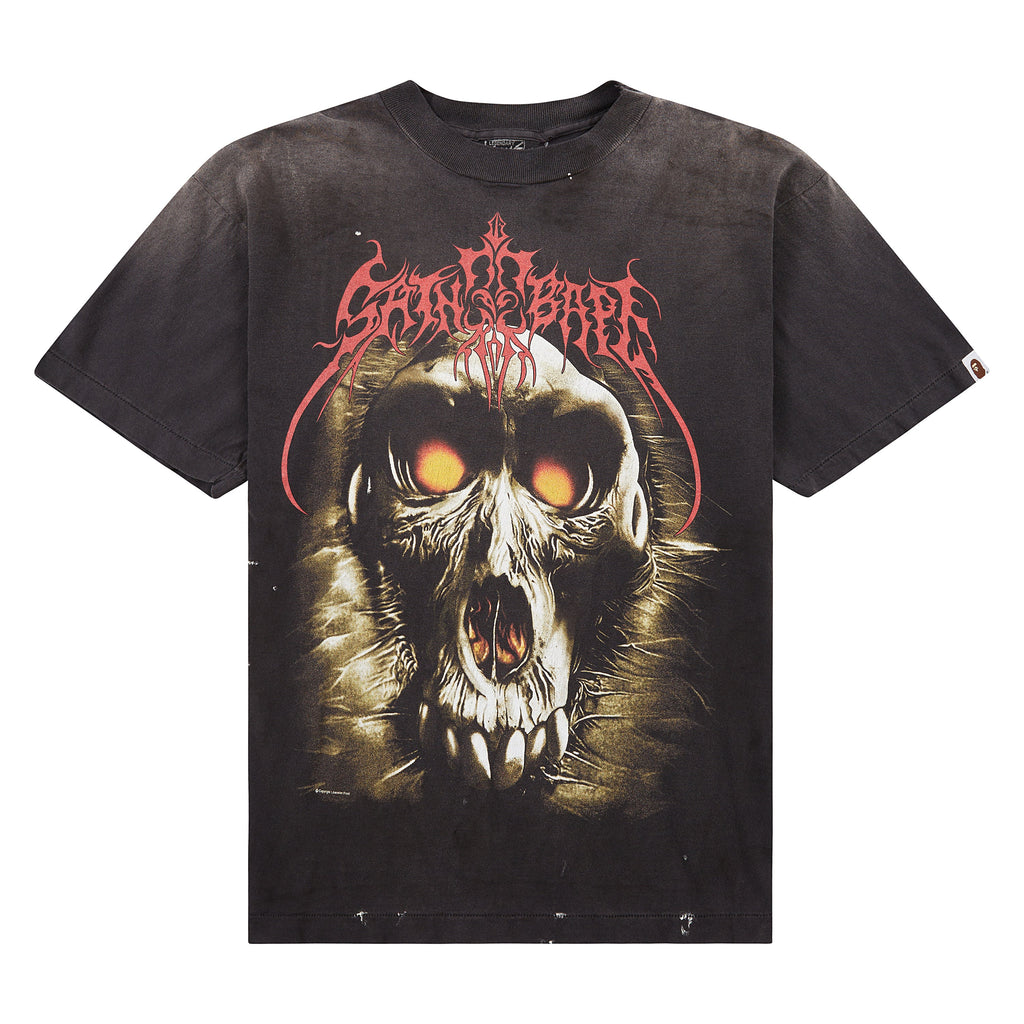 Saint Bape T-Shirt | Black product image 1, provided for visual reference and product detail review
