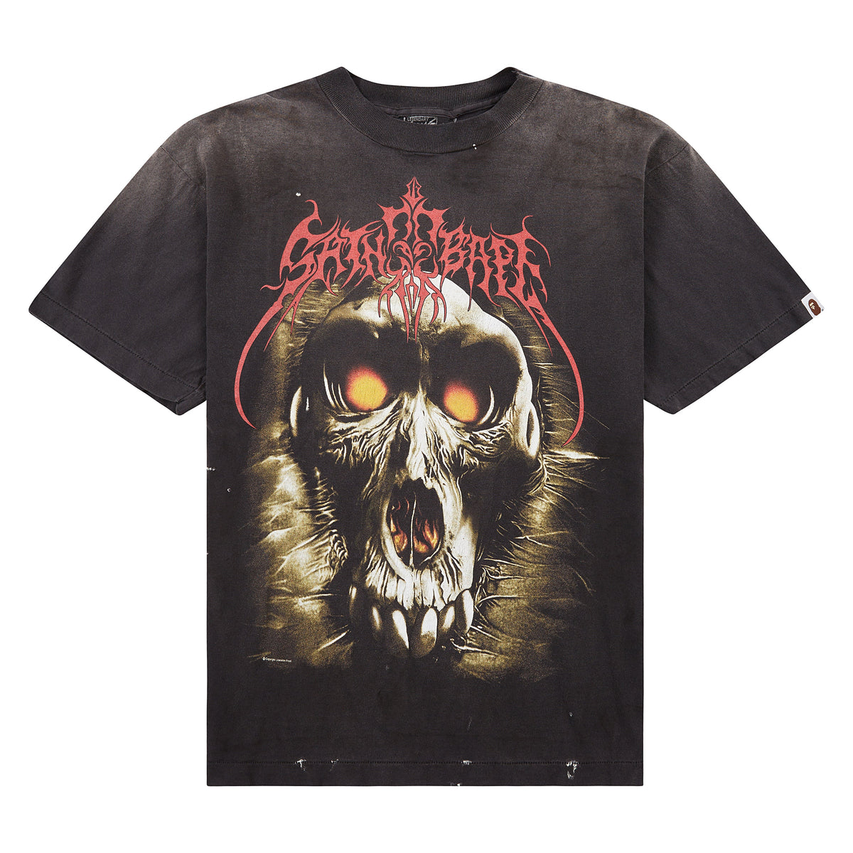 Saint Bape T-Shirt | Black product image 1, provided for visual reference and product detail review