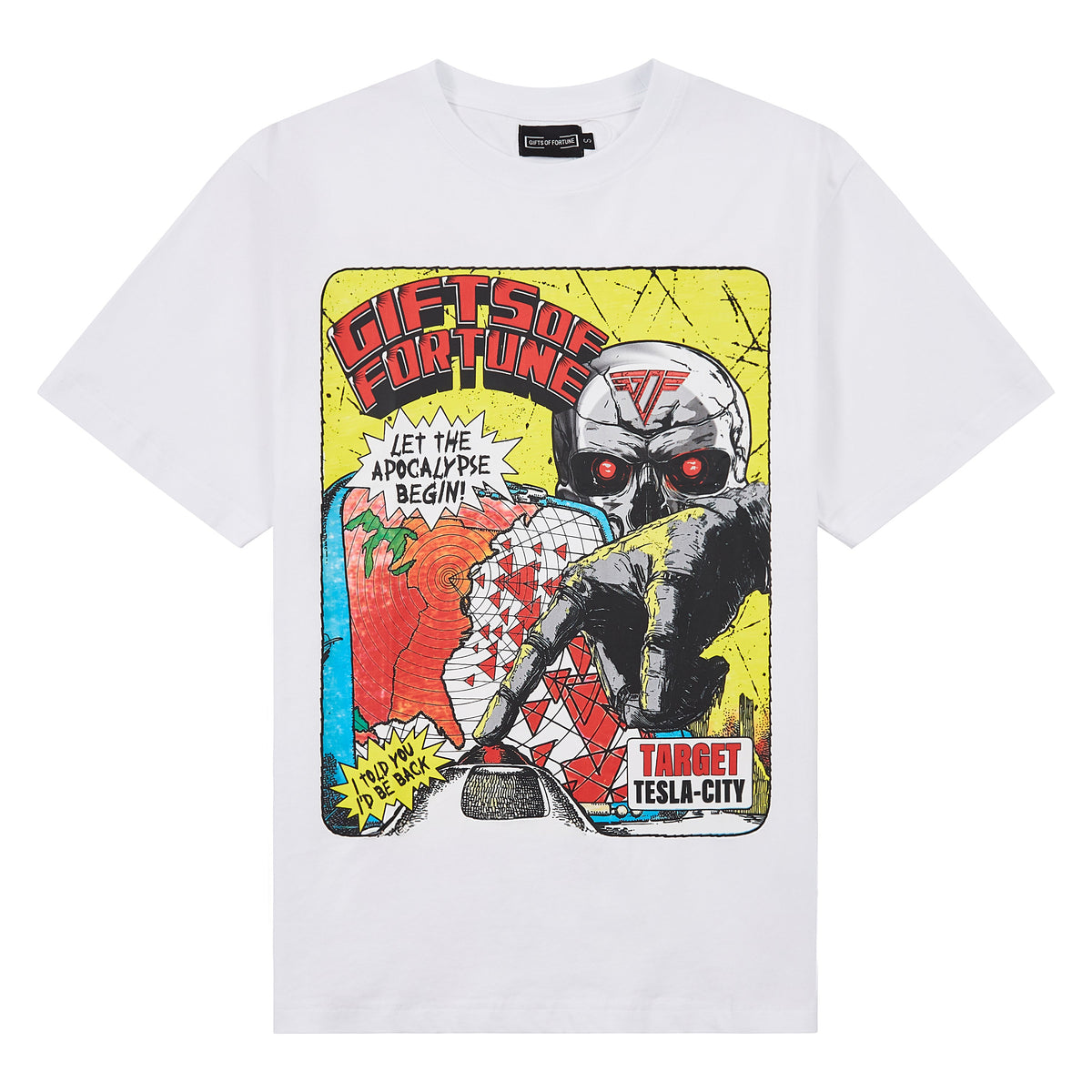 Tesla City T-Shirt product image 1, provided for visual reference and product detail review