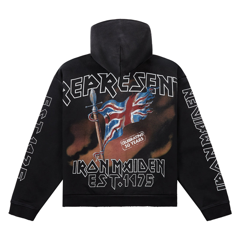 Iron Maiden x Steed Hoodie product image 2, provided for visual reference and product detail review