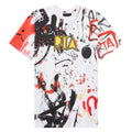 Liam Graffiti T-Shirt | White product image 1, provided for visual reference and product detail review