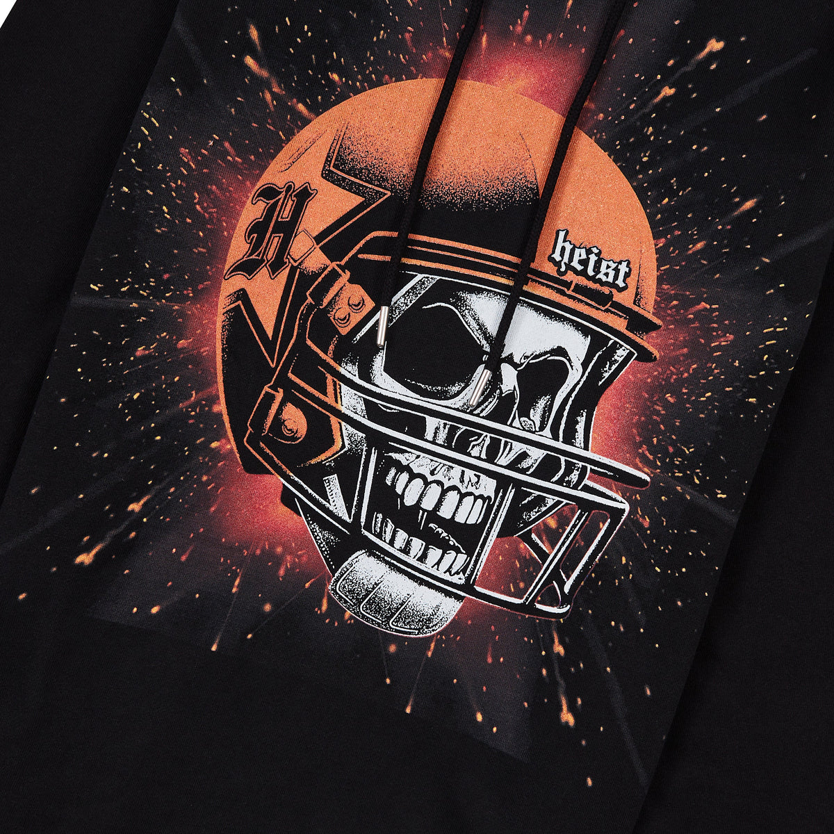 Football Skull Hoodie product image 4, provided for visual reference and product detail review