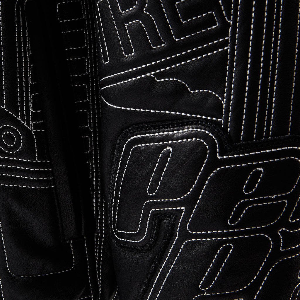NYC Boro Quilted Jacket | Black/White product image 6, provided for visual reference and product detail review
