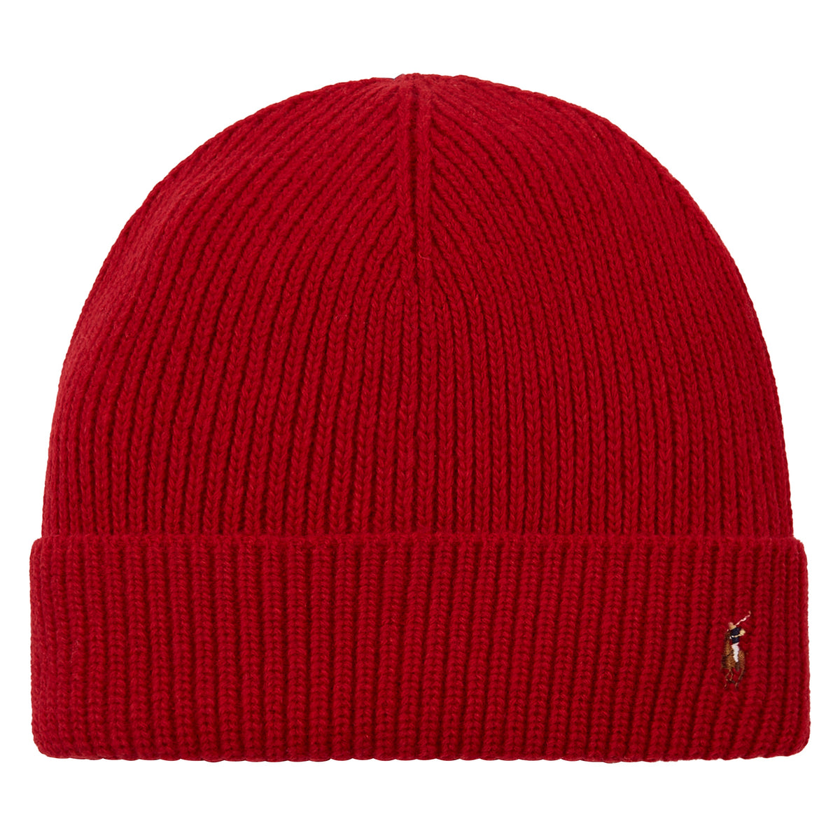 Signature Cuff Beanie | RL2000 Red product image 1, provided for visual reference and product detail review