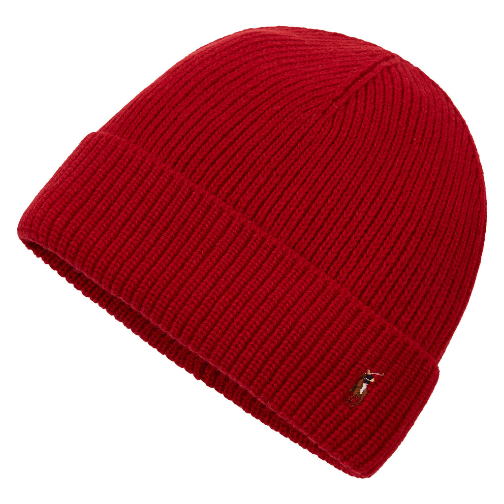 Signature Cuff Beanie | RL2000 Red product image 2, provided for visual reference and product detail review
