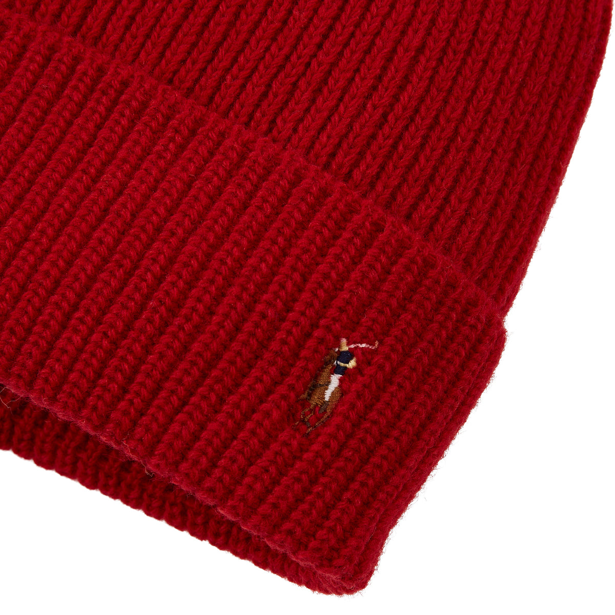 Signature Cuff Beanie | RL2000 Red product image 3, provided for visual reference and product detail review