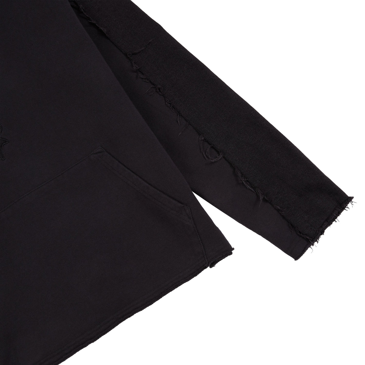 Denim the Gift Hoodie | Black product image 4, provided for visual reference and product detail review