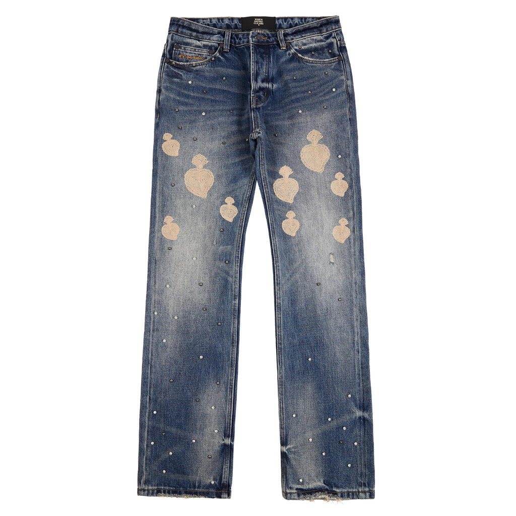 Chainstitch Denim | Medium Blue product image 1, provided for visual reference and product detail review