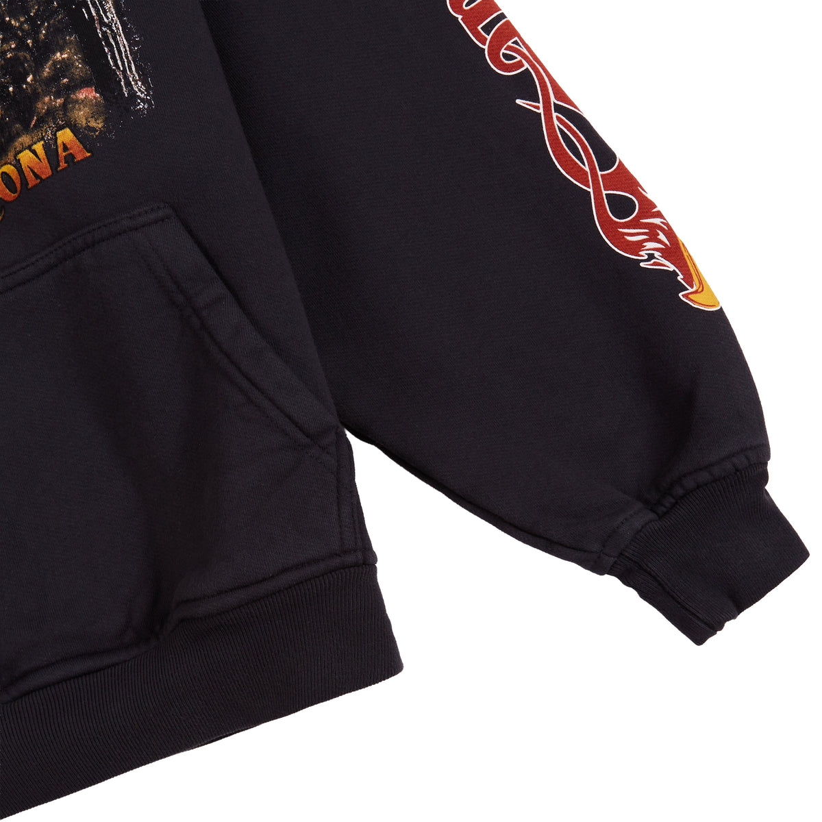 Mesa Stallion Hoodie | Vintage Black product image 3, provided for visual reference and product detail review