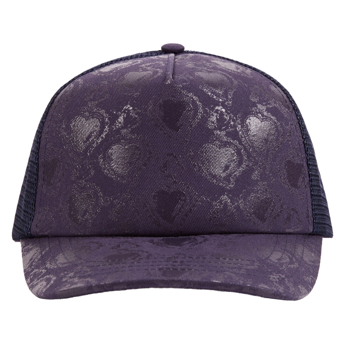 Heart Trucker Hat | Navy product image 1, provided for visual reference and product detail review