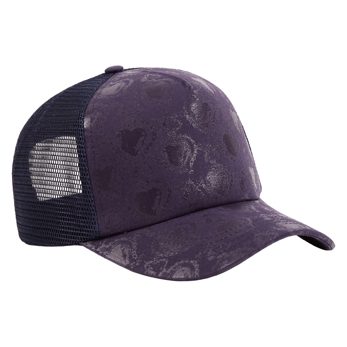 Heart Trucker Hat | Navy product image 3, provided for visual reference and product detail review
