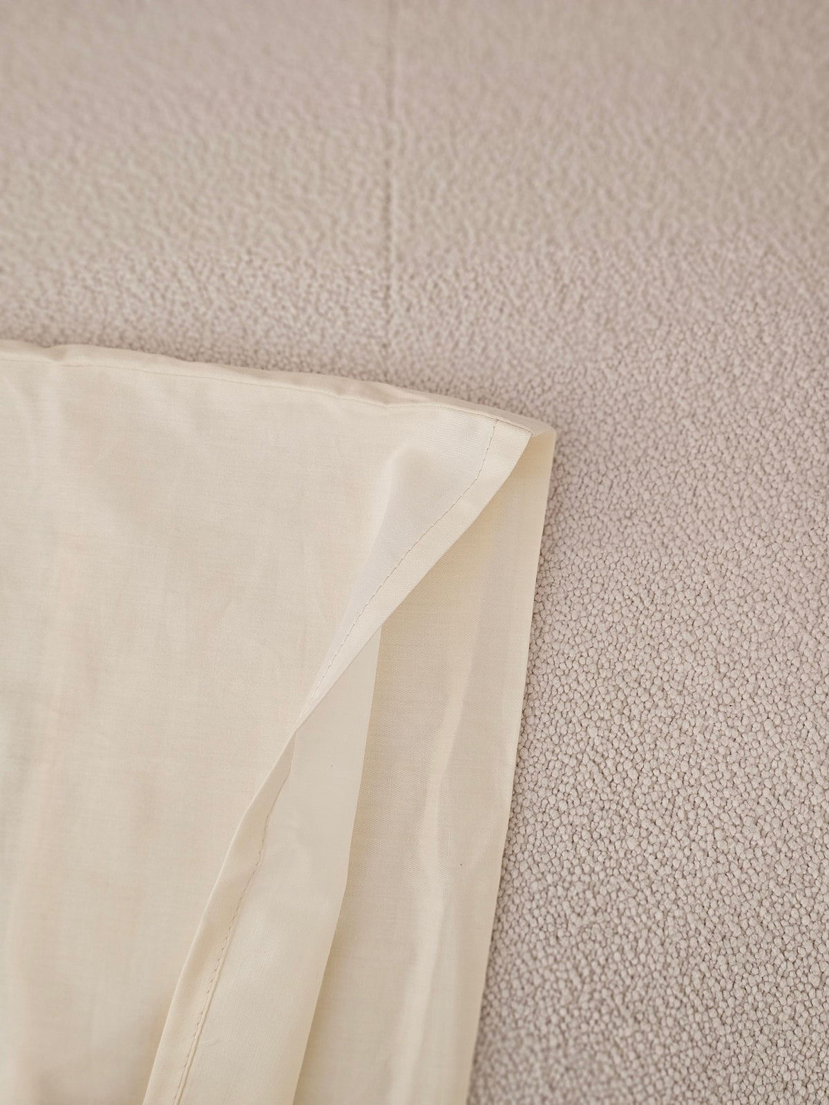 [Adult Pillowcase] - Organic Cotton Adult Regular Pillowcase in Cream