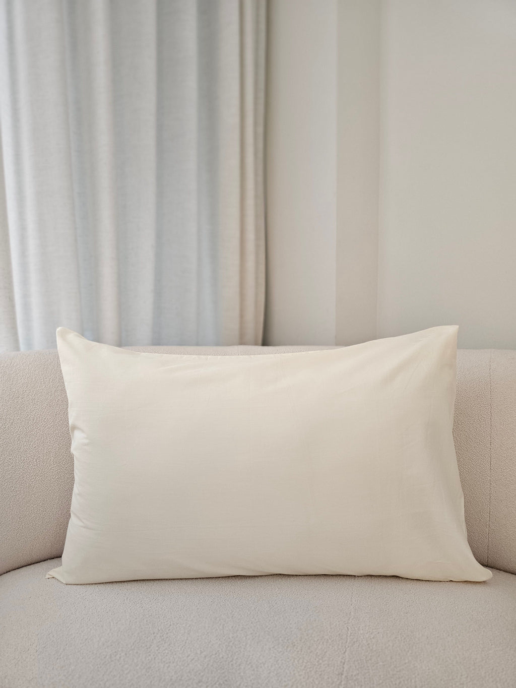 [Adult Pillowcase] - Organic Cotton Adult Regular Pillowcase in Cream