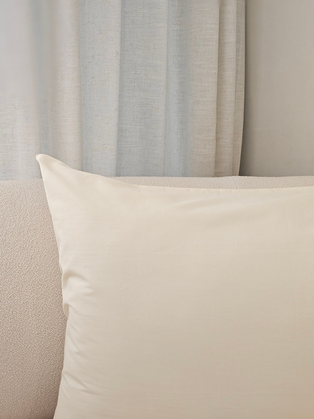 [Adult Pillowcase] - Organic Cotton Adult Regular Pillowcase in Cream