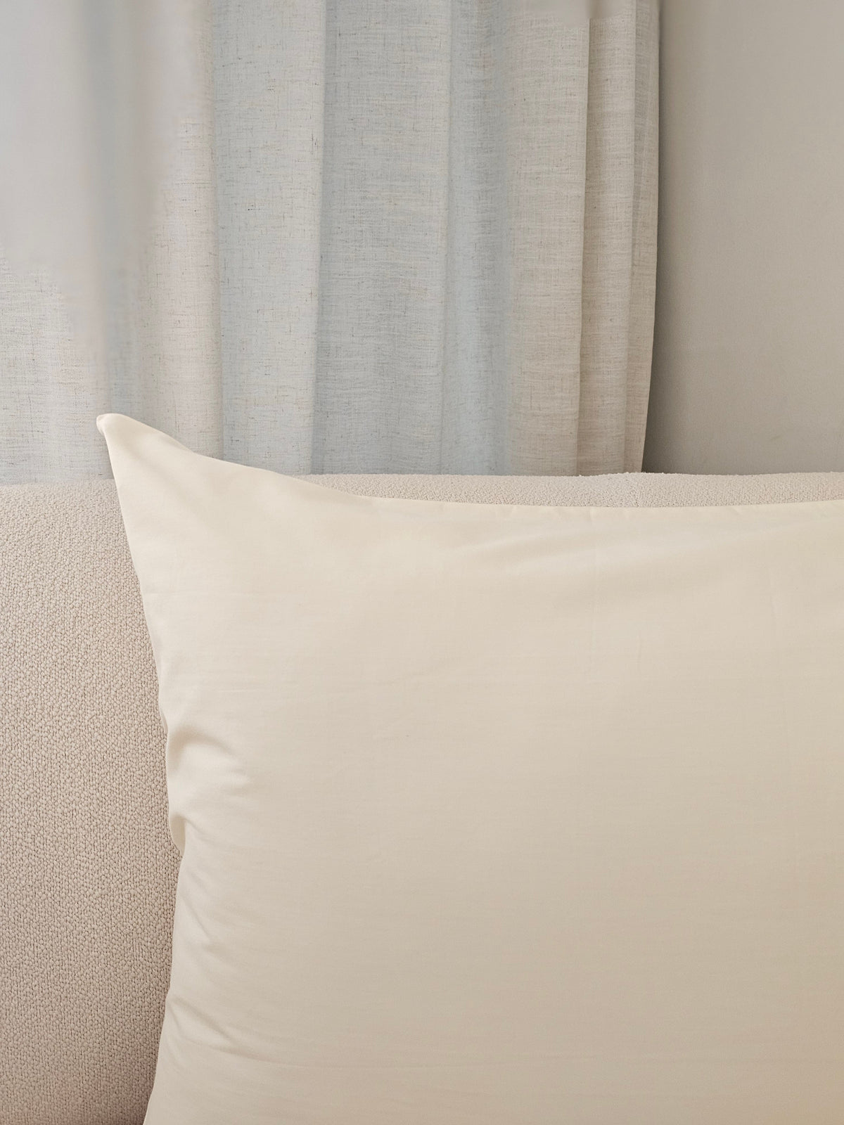 [Adult Pillowcase] - Organic Cotton Adult Regular Pillowcase in Cream