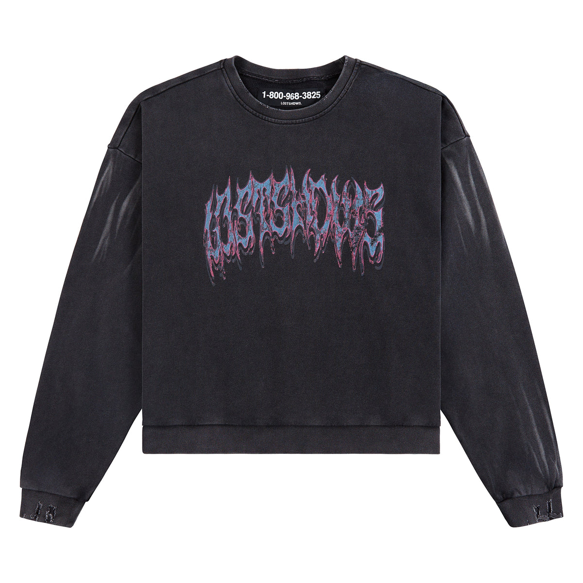 Vintage Wash Sweatshirt | Vintage Black product image 1, provided for visual reference and product detail review