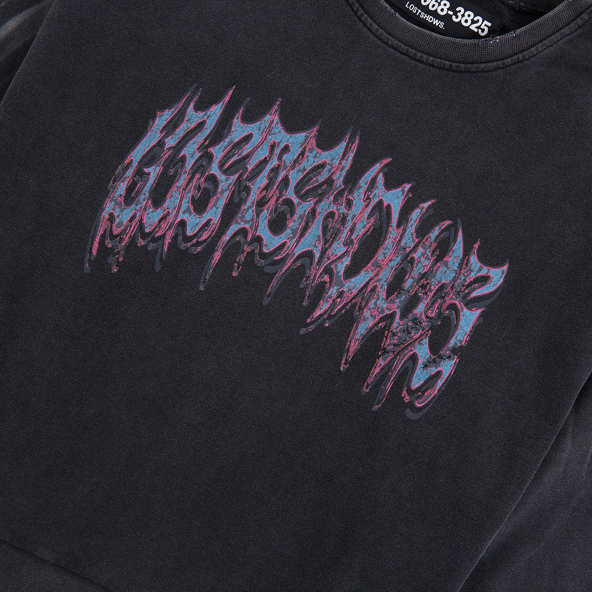 Vintage Wash Sweatshirt | Vintage Black product image 3, provided for visual reference and product detail review