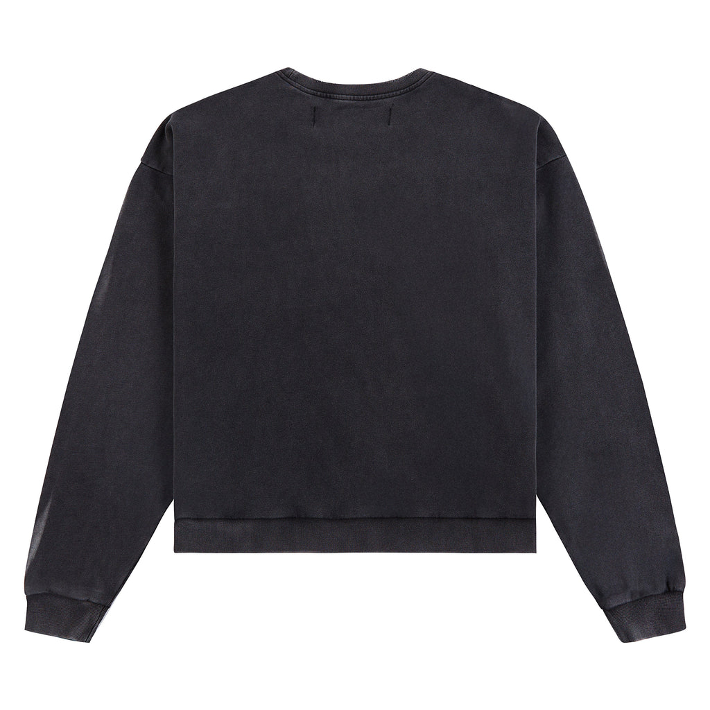 Vintage Wash Sweatshirt | Vintage Black product image 5, provided for visual reference and product detail review