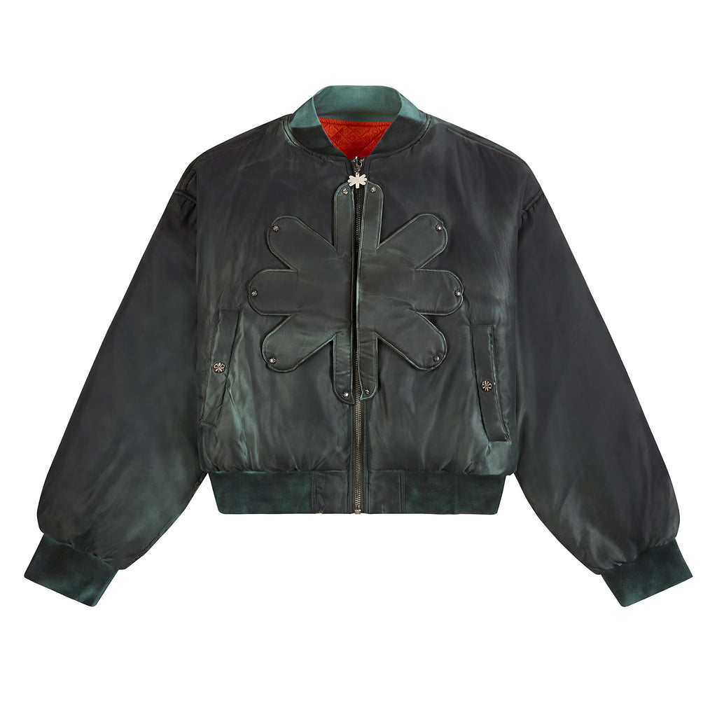 Reversible Detached Bomber | Petroleum product image 1, provided for visual reference and product detail review