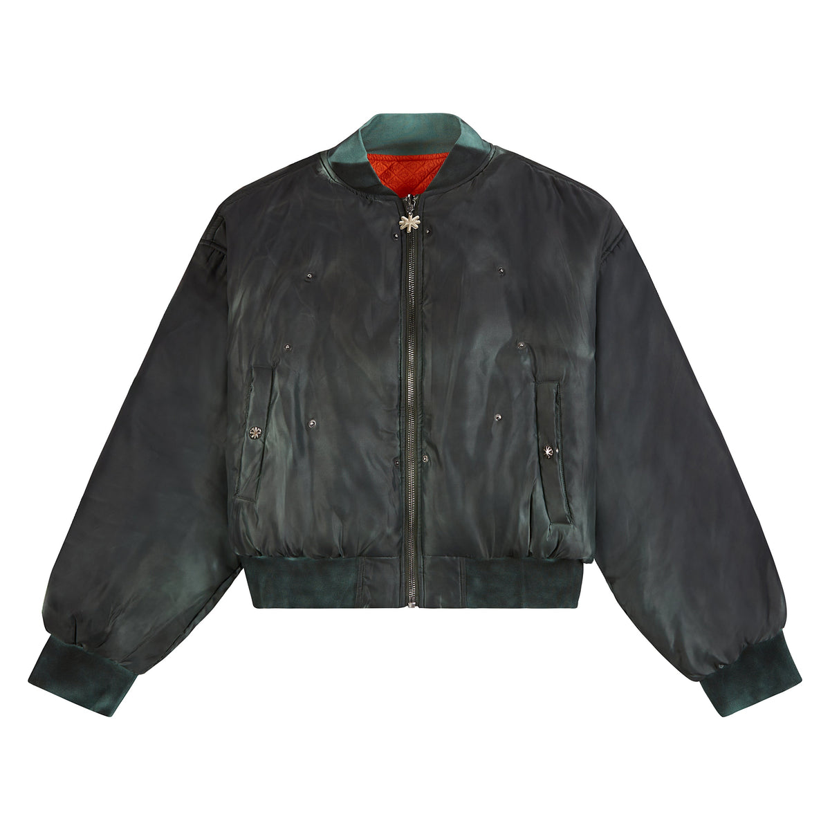 Reversible Detached Bomber | Petroleum product image 5, provided for visual reference and product detail review