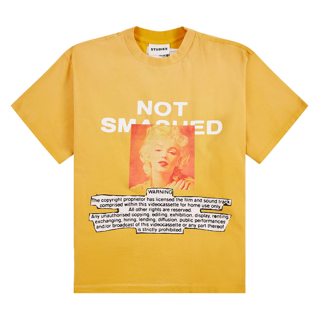 Classwar T-Shirt | Yellow product image 1, provided for visual reference and product detail review