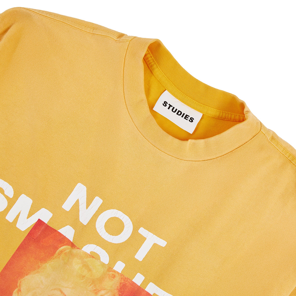 Classwar T-Shirt | Yellow product image 6, provided for visual reference and product detail review