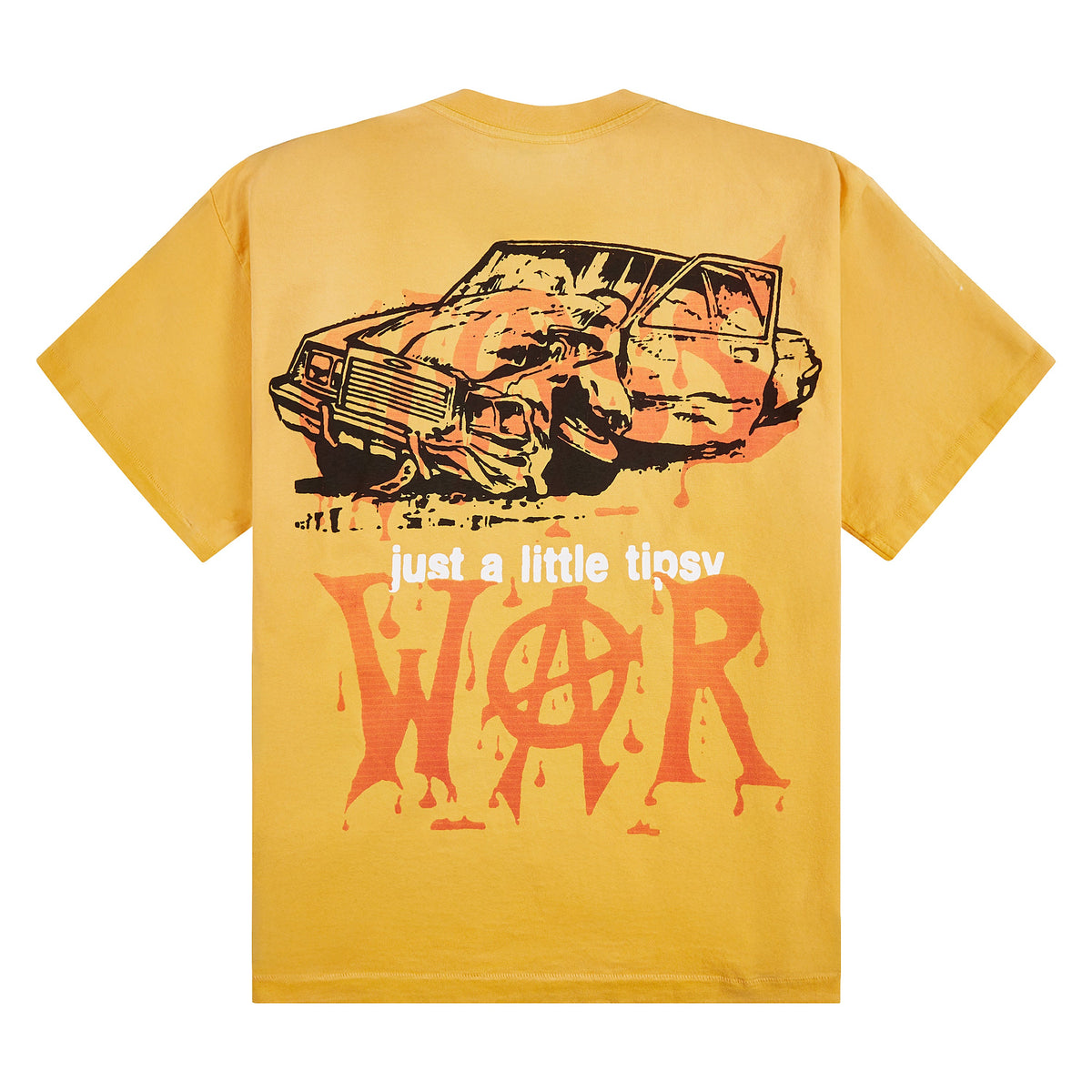 Classwar T-Shirt | Yellow product image 7, provided for visual reference and product detail review