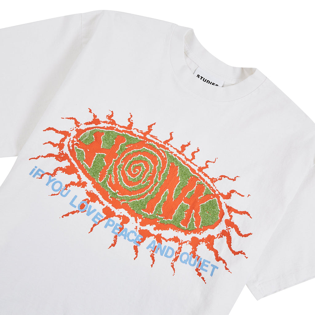 Honk Chaos T-Shirt | White product image 6, provided for visual reference and product detail review