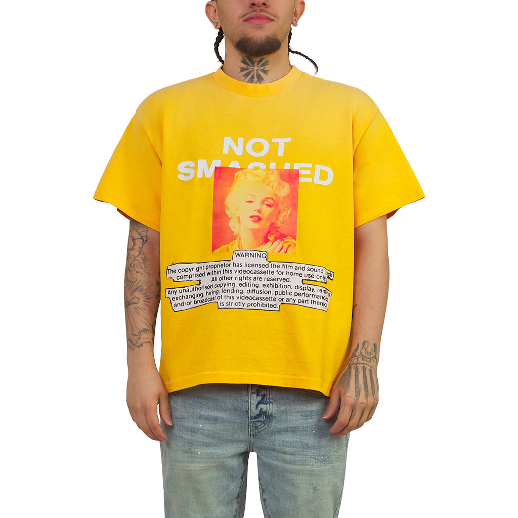 Classwar T-Shirt | Yellow product image 4, provided for visual reference and product detail review