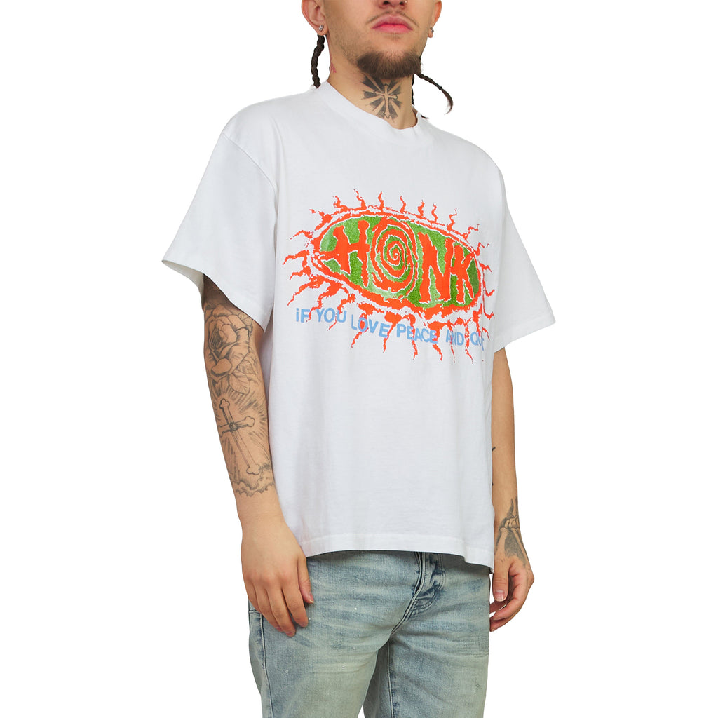 Honk Chaos T-Shirt | White product image 2, provided for visual reference and product detail review