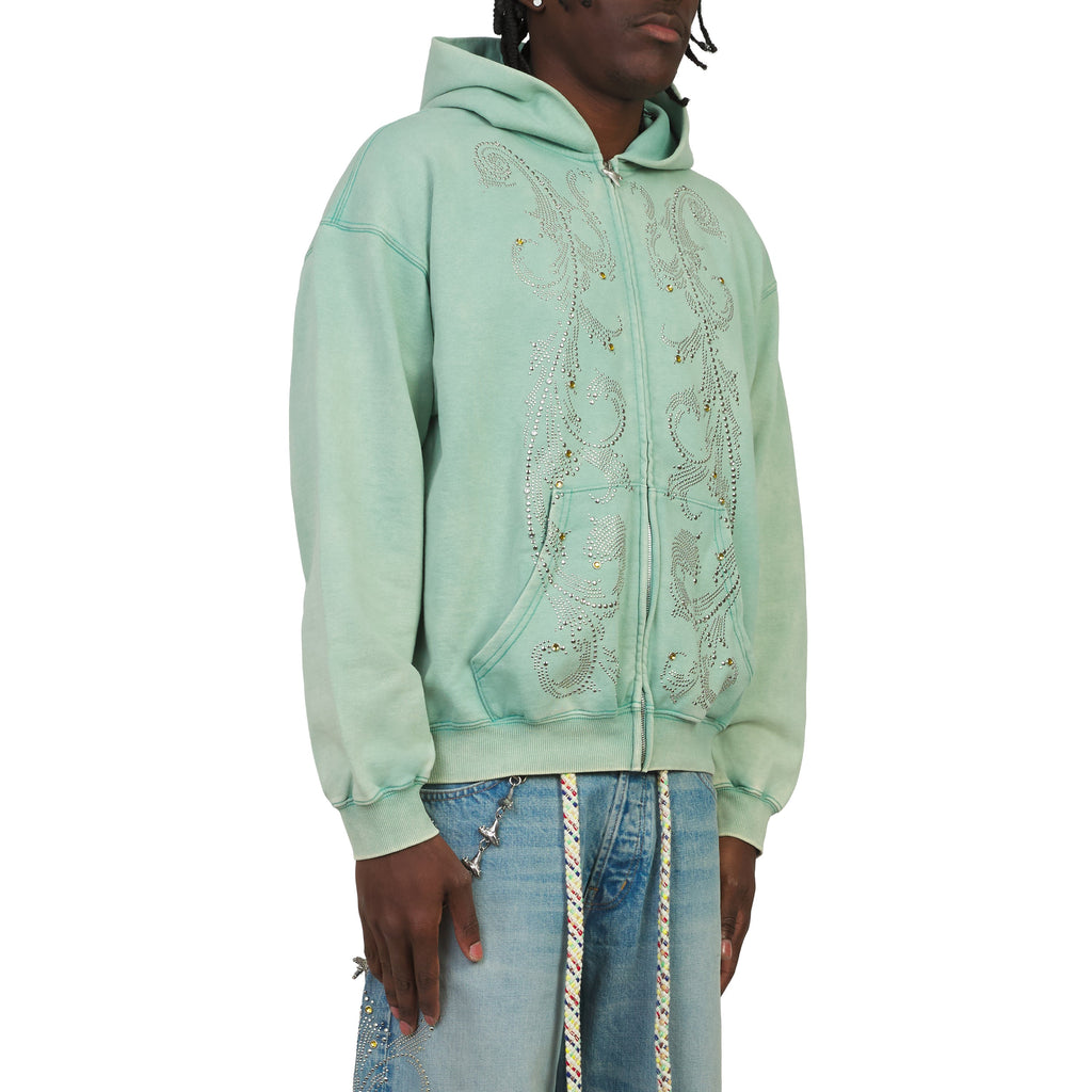 Crystal Hoodie | Teal product image 2, provided for visual reference and product detail review