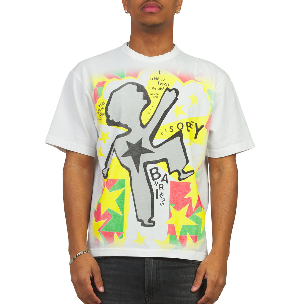 Disobey T-Shirt | White product image 3, provided for visual reference and product detail review
