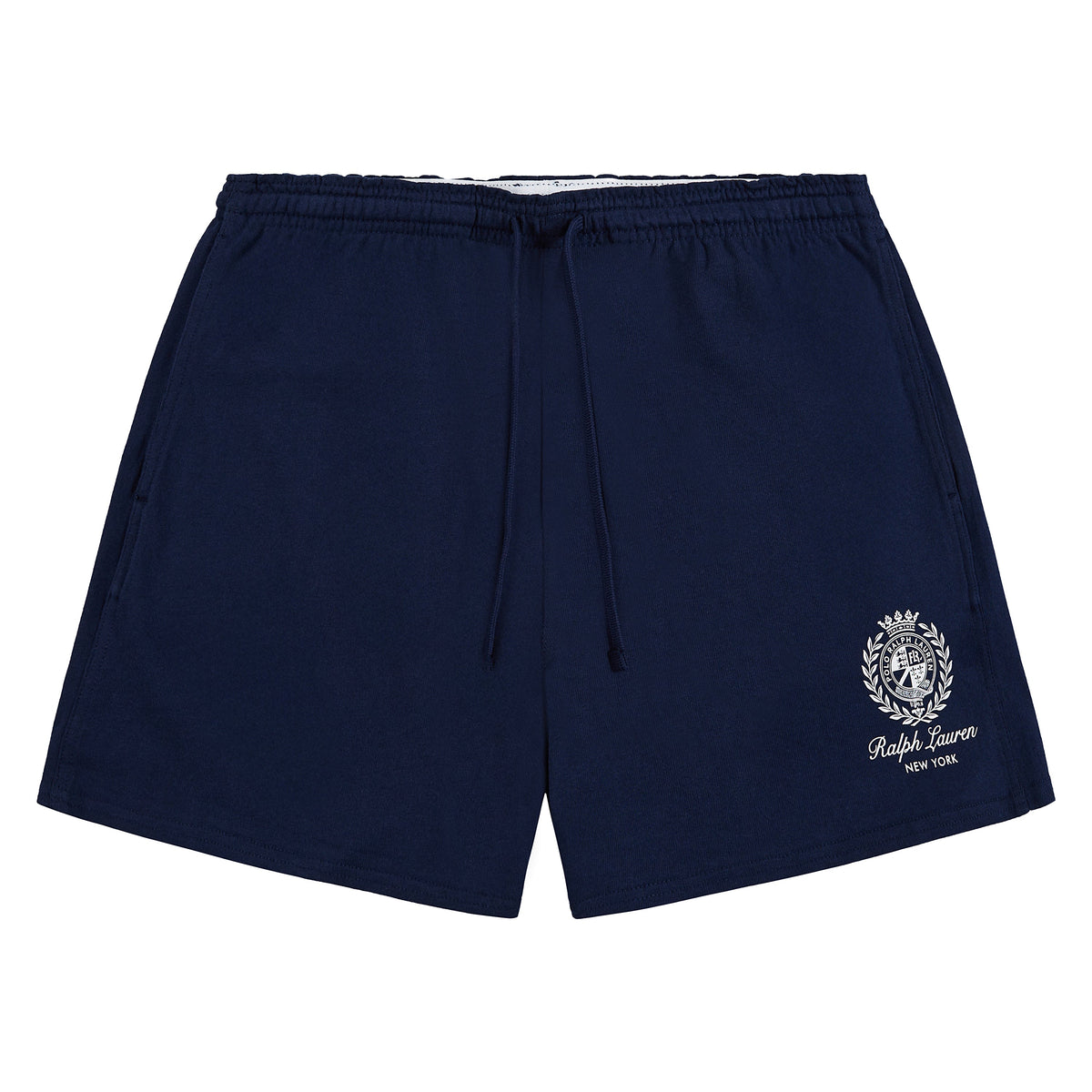 RL Crest Sweatshort | Navy product image 1, provided for visual reference and product detail review
