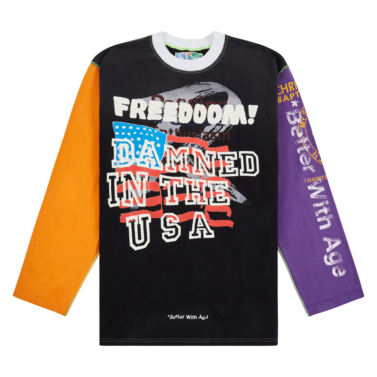 Dammit Reversible L/S T-Shirt | Passion(2XL) product image 1, provided for visual reference and product detail review