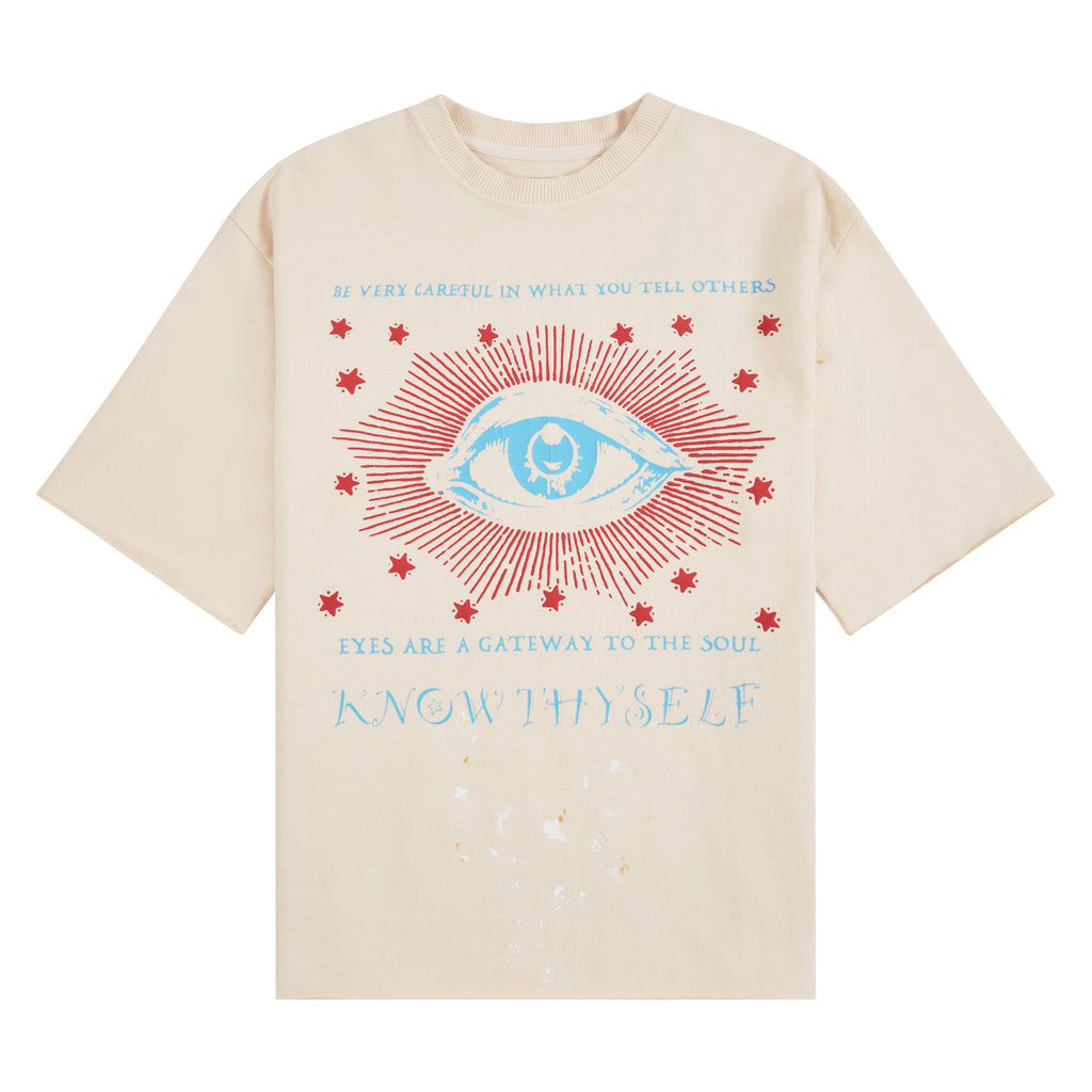 Know Thyself T-Shirt | Bone product image 1, provided for visual reference and product detail review