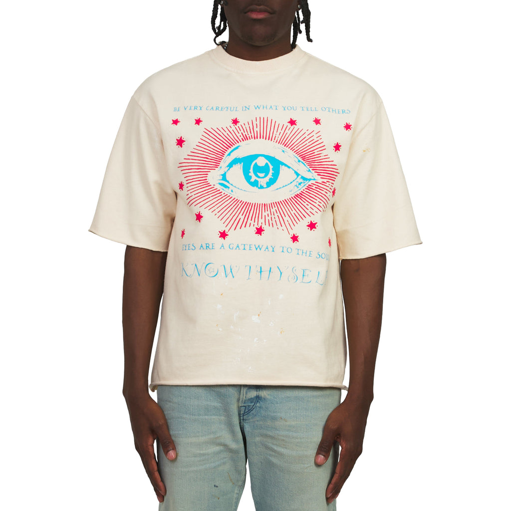 Know Thyself T-Shirt | Bone product image 3, provided for visual reference and product detail review