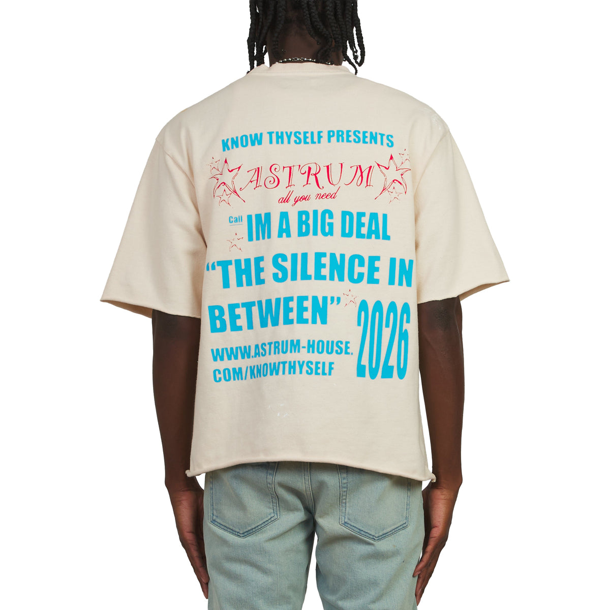 Know Thyself T-Shirt | Bone product image 4, provided for visual reference and product detail review