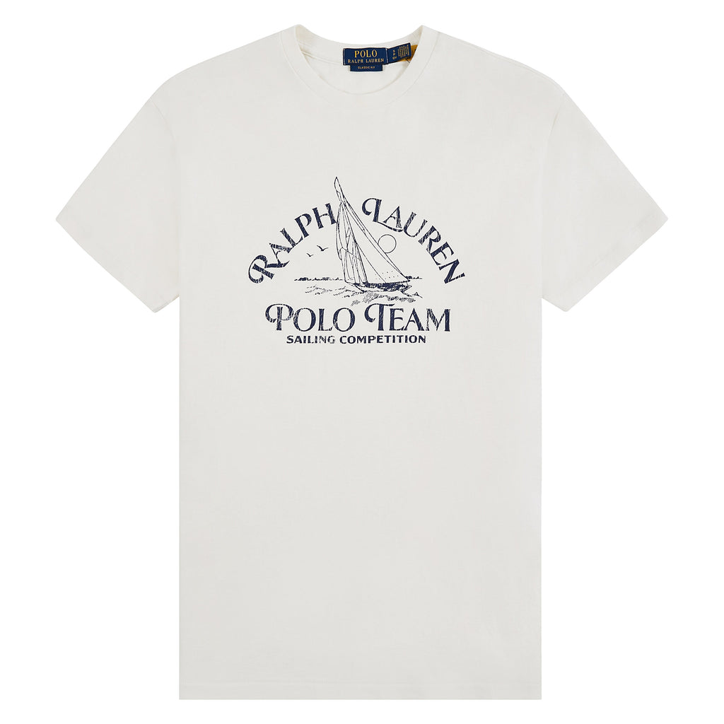 Sailing T-Shirt | Deckwash White product image 1, provided for visual reference and product detail review