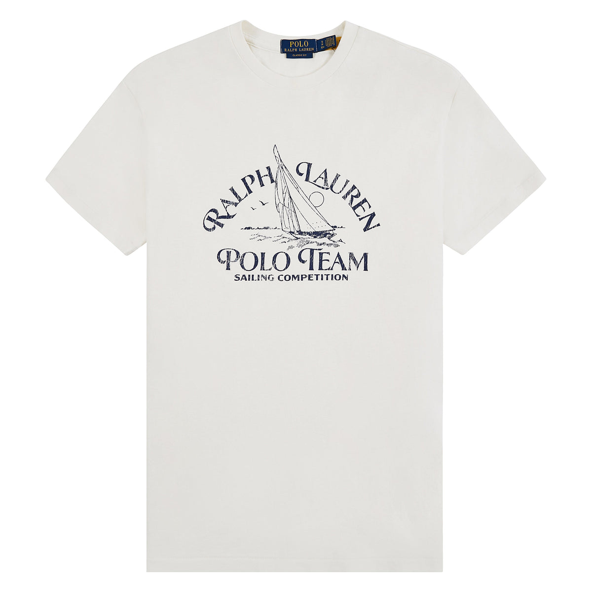 Sailing T-Shirt | Deckwash White product image 1, provided for visual reference and product detail review